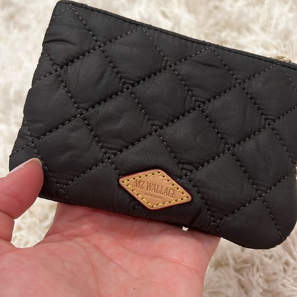 Dark grey MZ Wallace keychain wallet - Picture 2 of 2